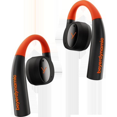 BeyerDynamic Verio 200 Open Ear True Wireless Earphones with Charging Case, Orange/Black