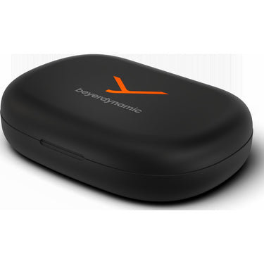 BeyerDynamic Verio 200 Open Ear True Wireless Earphones with Charging Case, Orange/Black
