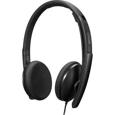 Lenovo Wired VoIP UC Headset in Black - 4XD1M39028
