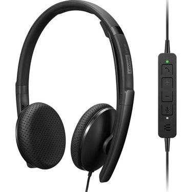 Lenovo Wired VoIP Headset (Teams) in Black - 4XD1M45626