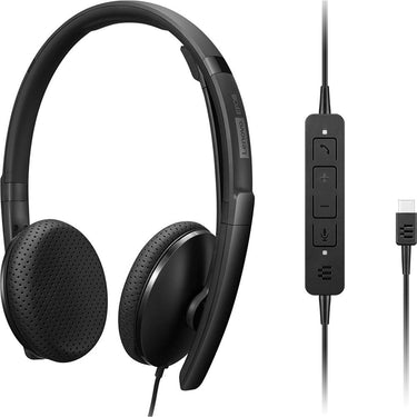 Lenovo Wired VoIP Headset (Teams) in Black - 4XD1M45626