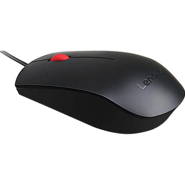 Lenovo Essential USB Mouse in Black - 4Y50R20863