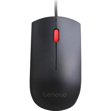 Lenovo Essential USB Mouse in Black - 4Y50R20863