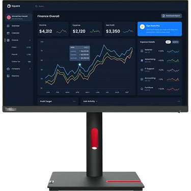 Lenovo 23" ThinkVision T23i-30 Monitor in Raven Black - 63B2MAT6US