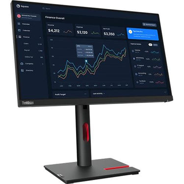 Lenovo 23" ThinkVision T23i-30 Monitor in Raven Black - 63B2MAT6US