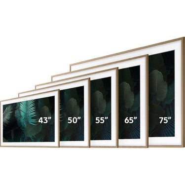 Samsung 50" The Frame Customizable Bezel - Modern Teak VG-SCFA50TKBZA - Open Box