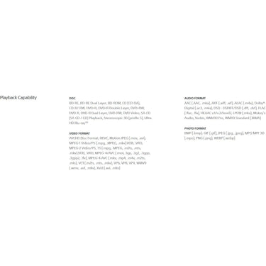 Sony 4K Ultra HD Blu Ray Player with Dolby Vision UBP-X700 Refurbished