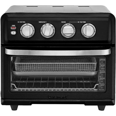 Cuisinart Air Fryer + Convection Toaster Oven, 8-1 Oven, Matte Black, Refurbished