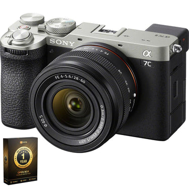 Sony a7C II Mirrorless Camera Body + 28-60mm Lens Kit Open Box + 1 Year Warranty Pack