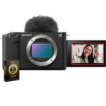 Sony Alpha ZV-E1 Full-frame Mirrorless Camera Body Open Box + 1 Year Warranty Pack