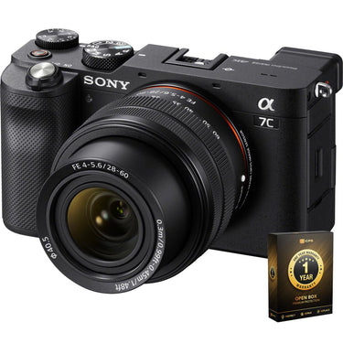 Sony a7C Full Frame Alpha Camera Body + 28-60mm Lens Open Box + 1 Year Warranty Pack