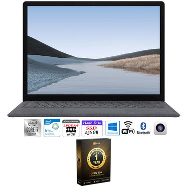 Microsoft Surface Laptop 3 13.5" Intel i7 16GB/256GB (Open Box) + 1 Year Warranty