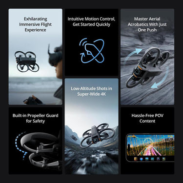 DJI Avata 2 Fly More Combo FPV Drone w/ Camera (Open Box) + 1 Year Warranty