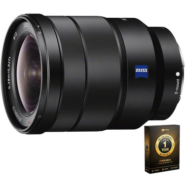 Sony 16-35mm Vario-Tessar T FE F4 ZA OSS E-Mount Lens OPEN BOX + 1 Year Warranty Pack