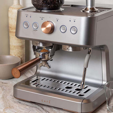 Cafe BELLISSIMO Semi Automatic Espresso Machine (Open Box) + 1 Year Warranty