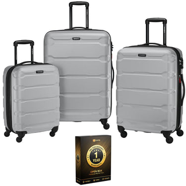 Samsonite Omni 3pc Hardside Luggage Spinner Set (Open Box) + 1 Year Warranty