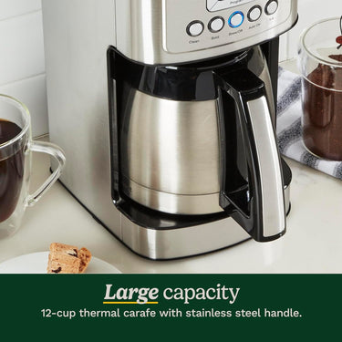 Cuisinart 12-Cup Programmable Coffeemaker - Stainless Steel - DCC-3850TG, Refurbished