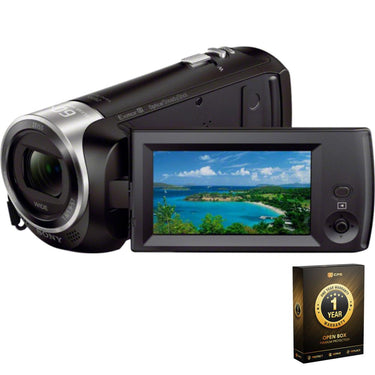 Sony HDR-CX405/B Full HD 60p Camcorder OPEN BOX + 1 Year Warranty Pack