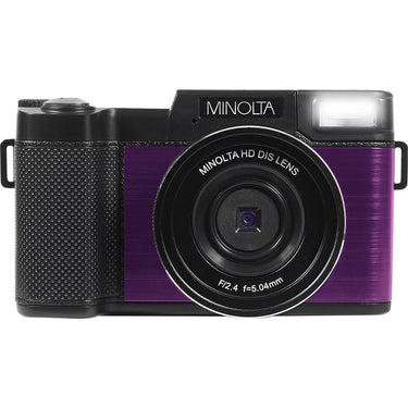 Minolta 30 MP 2.7K Ultra HD 4X Zoom Digital Camera (Open Box) + 1 Year Warranty