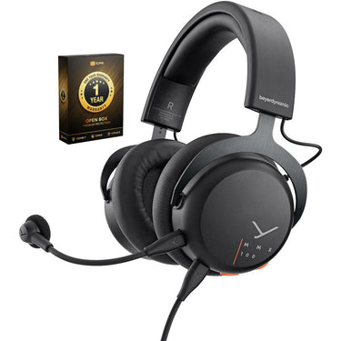 BeyerDynamic Closed Analog Gaming Headset Black (Open Box) + 1 Year Warranty
