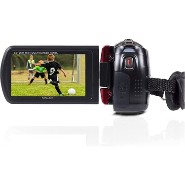 Minolta 24MP HD IR Night Vision Digital Camcorder (Open Box) + 1 Year Warranty