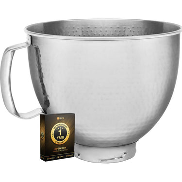 Kitchen Aid 5 Quart Steel Bowl for 4.5-5 Qt Mixers (Open Box) + 1 Year Warranty