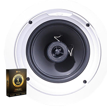 Klipsch R-1650-C In-Ceiling Speaker White Each (Open Box) with 1 Year Warranty