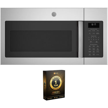 GE 1.7 Cu. Ft. Over-the-Range Sensor Microwave Oven (Open Box) + 1 Year Warranty