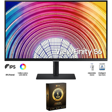 Samsung 24" ViewFinity S60A QHD High Resolution Monitor (Open Box) + 1 Year Warranty