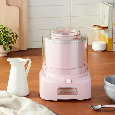 Cuisinart ICE-21PK Frozen Yogurt - Ice Cream & Sorbet Maker, Pink, 1.5 Quart, Refurbished