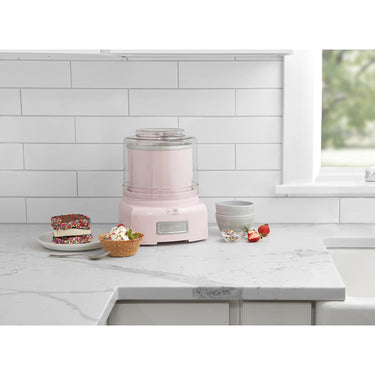 Cuisinart ICE-21PK Frozen Yogurt - Ice Cream & Sorbet Maker, Pink, 1.5 Quart, Refurbished