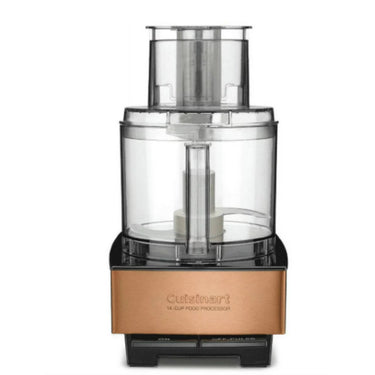 Cuisinart Food Processor 14-Cup Vegetable Chopper, Umber Stainless Steel, Refurbished