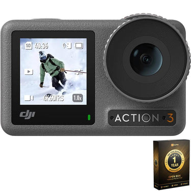 DJI Osmo Action 3 Action Camera - Standard Combo OPEN BOX + 1 Year Warranty Pack