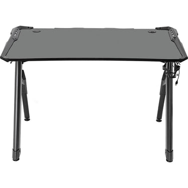 Deco Gear 47" LED Gaming Desk, Carbon Fiber Surface (Open Box) + 1 Year Warranty