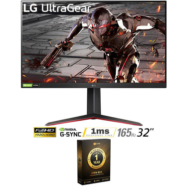 LG 32" UltraGear FHD 165Hz HDR10 Gaming Monitor w/G-SYNC (Open Box) + 1 Yr Warranty