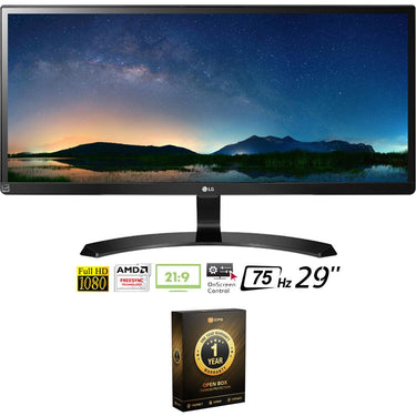 LG 29" UltraWide FHD IPS 2580 x 1080 LED Monitor (Open Box) + 1 Year Warranty