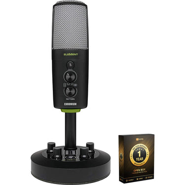 Mackie EleMent Series Chromium USB Condenser Microphone (Open Box) + 1 Year Warranty