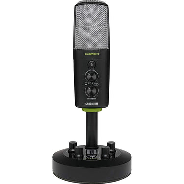 Mackie EleMent Series Chromium USB Condenser Microphone (Open Box) + 1 Year Warranty