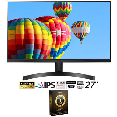 LG 27" FHD 16:9 IPS 3-Side Borderless FreeSync Monitor (Open Box) + 1 Year Warranty