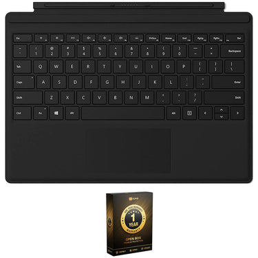 Microsoft Surface Pro 7 Type Cover, Black (Open Box) + 1 Year Warranty