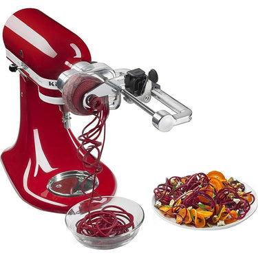 KitchenAid 7 Blade Spiralizer Plus with Peel, Core and Slice OPEN BOX +1 Year Warranty Pack