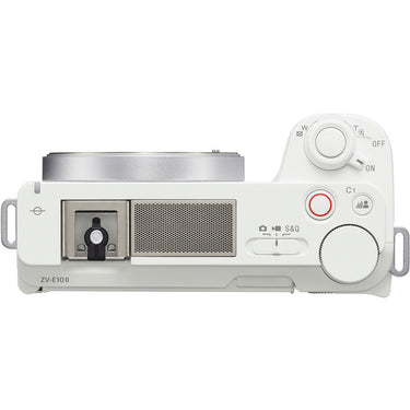 Sony Alpha ZV-E10 II APS-C Interchangeable Lens Mirrorless Content Camera (White)
