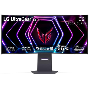LG 39" UltraGear OLED 240Hz 0.03ms 800R Curved Gaming Monitor + 3Yr Warranty Bundle