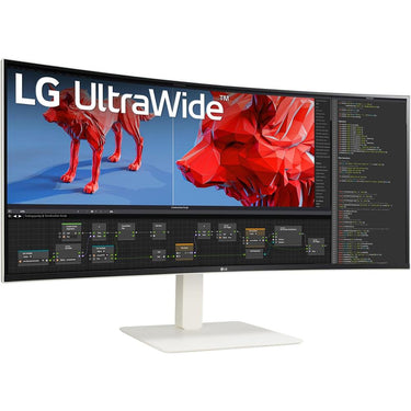 LG 38" UltraWide Curved Monitor with WQHD Nano IPS Display w/ 3 Yr Warranty Bundle