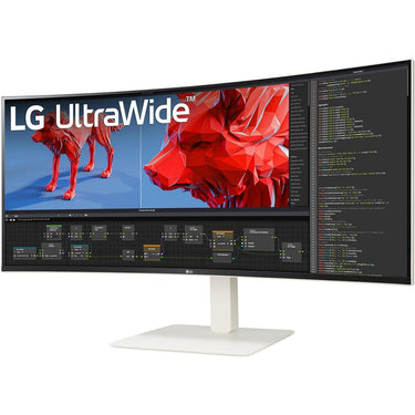 LG 38" UltraWide Curved Monitor with WQHD Nano IPS Display w/ 3 Yr Warranty Bundle