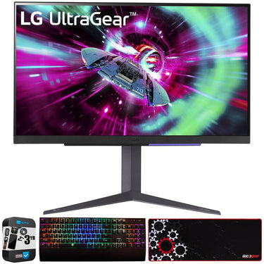 LG 32GR93U-B 32" UltraGear UHD 1ms 144Hz Gaming Monitor w/ 3Yr Warranty Bundle