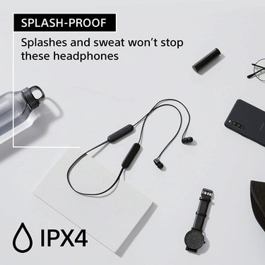 Sony WI-C100 Wireless In-Ear Headphones 2-Pack Bundle (Black)