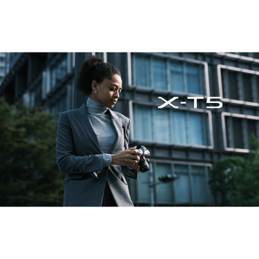 Fujifilm X-T5 Mirrorless Interchangeable Lens Digital Camera Body - Silver + Bundle