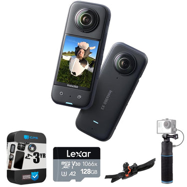Insta360 X3 360CAM 266832: 5.7K 360 Video, 72MP Photos + 3 Year Warranty Pack