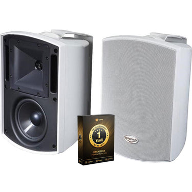 Klipsch Outdoor Speaker for Open Spaces White Pair (Open Box) + 1 Year Warranty